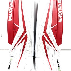 Used Vaughn SLR4 INT 30+2 Goalie Leg Pads Inter White And Red 30" 11860-S000301000