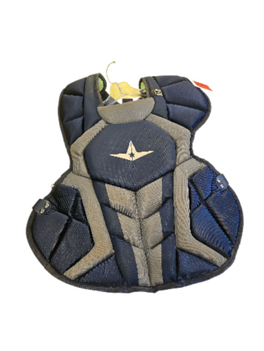 Used All-Star AGE 12-16 NAVY Catchers Chest Protector Navy Blue Intermed 11850-S000022138