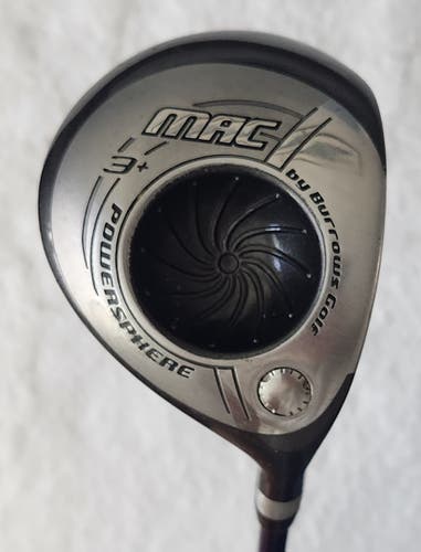 Burrows Golf MAC Powersphere 3+ Fairway Wood RH; Graphite Shaft