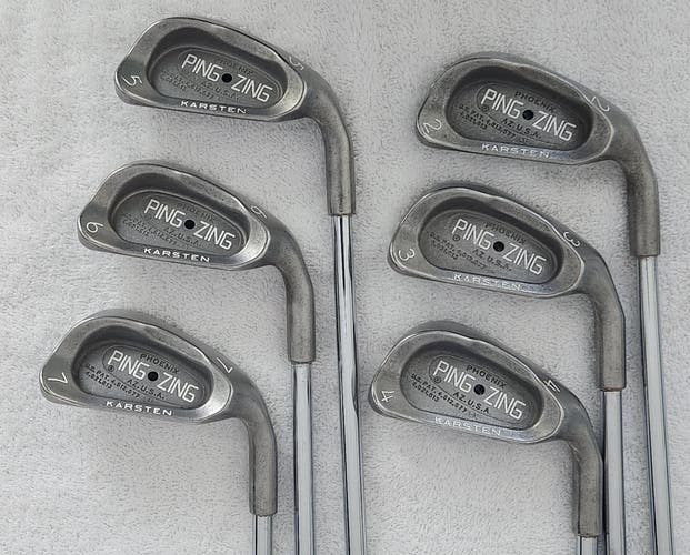 Men's Ping Zing Iron Set (2-7 irons, 6 clubs) RH; Steel Shafts