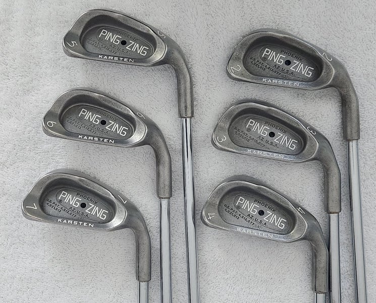 Men's Ping Zing Iron Set (2-7 irons, 6 clubs) RH; Steel Shafts