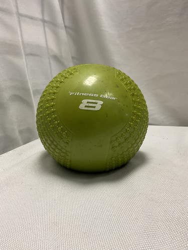 Used Fitness Gear Slam Ball Neon Green 8 lb 11490-S000267178