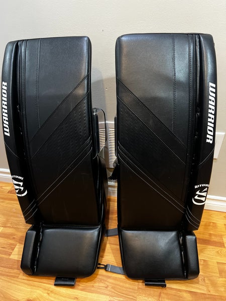 Used 32 + 1.5" Warrior Ritual G6 E+ Goalie Leg Pads (READ DESCRIPTION)