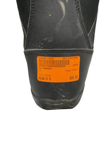 Used K2 MARKET Mens Snowboard Boots Black Senior 9 11847-S000031066