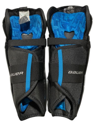 Used Bauer VOLT Junior Shin Guards Black 11" 11847-S000031029