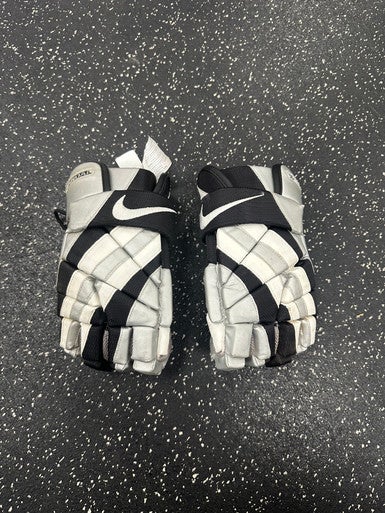 Used Nike VANDAL Lacrosse Gloves Mens Grey 12" 11849-S000033644