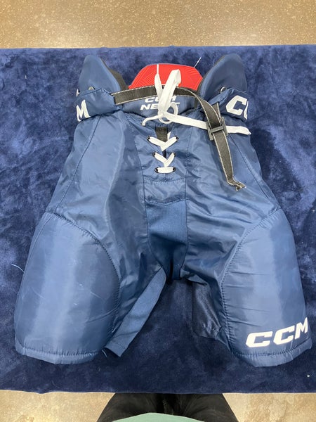Blue Senior Small CCM Next Hockey Pants (Used)