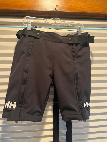Black Unisex Adult Medium Helly Hansen Pronghorn Softshell Race Shorts (Used)