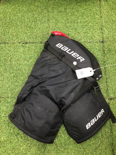 Black Youth Large Bauer Lil Sport Hockey Pants (Used)