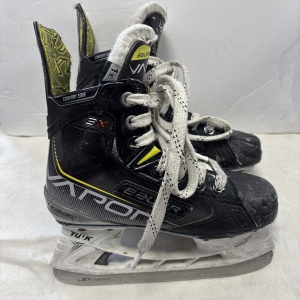 Junior Size 1.5 Bauer Vapor 3X Ice Hockey Skates