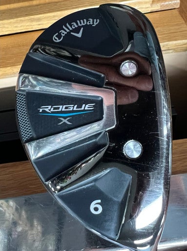 Used Callaway ROGUE X Mens Hybrid Club RH 6 Hybrid 11497-S000153704