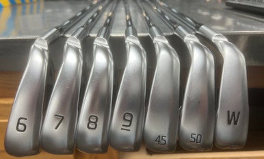 Used Ping G430 BLACK DOT45/50 WEDGED Mens Iron Set RH 6I-GW/AW 11497-S000153714