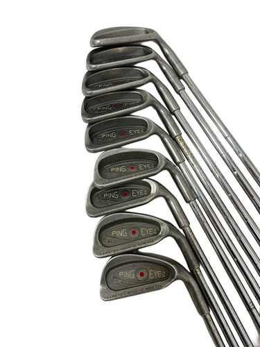 Used Ping EYE 2 RED DOT Mens Iron Set RH 3I-SW 11692-S000142716