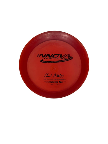 Used Innova CHAMPION BOSS Disc Golf Driver Red 177g 11692-S000143940