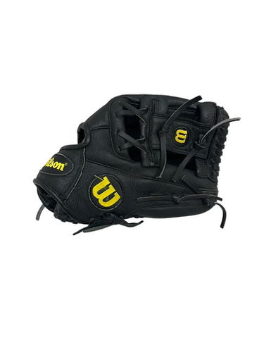 Used Wilson A450 BB/SB Glove RH Throw Black 11 1/2" 11692-S000143982