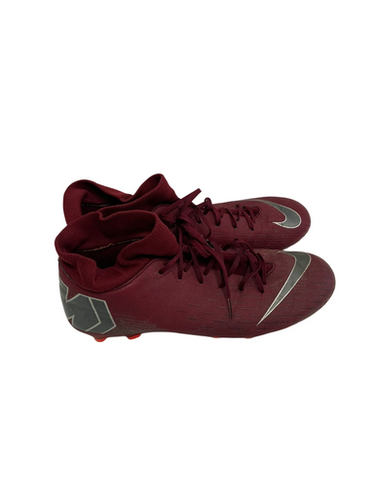 Used Nike MERCURIAL Soccer Cleats Maroon Senior 11 11692-S000143983