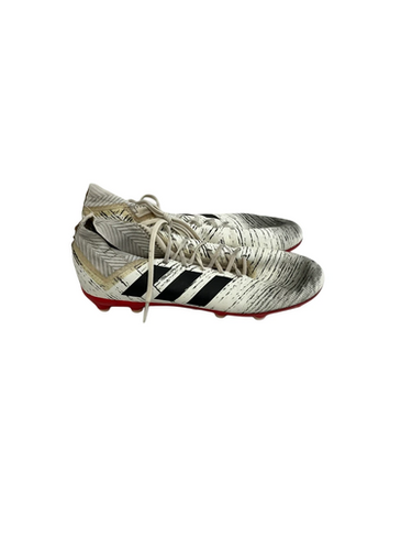 Used Adidas NEMESIS Soccer Cleats White Senior 5.5 11692-S000144005