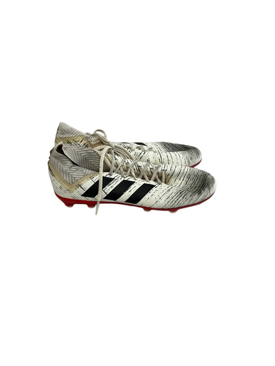 Used Adidas NEMESIS Soccer Cleats White Senior 5.5 11692-S000144005