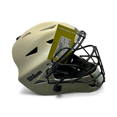 Used Wilson Catchers Helmet w/Mask White SM 11873-S000220243