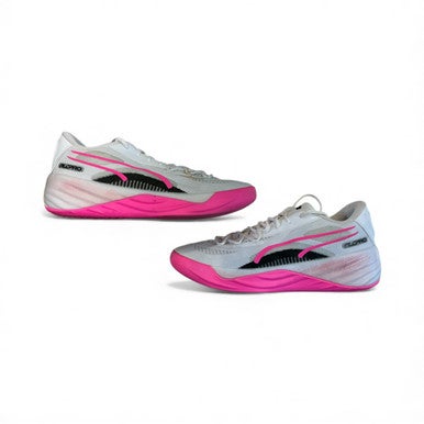 Used Puma Basketball Shoes M Pink And White Senior 15 11873-S000206643