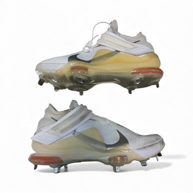 Used Nike TROUT METAL CLEATS BB/SB Cleats White Senior 11 11873-S000220605