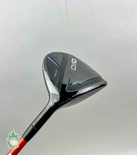 Used RH TaylorMade Qi10 7 Wood 21* Tour AD DI-8 Stiff Flex Graphite Golf Club