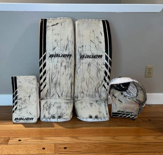 35" Bauer Hyperlite Regular Goalie Full Set Pro Stock (Used) (READ DESCRIPTION)