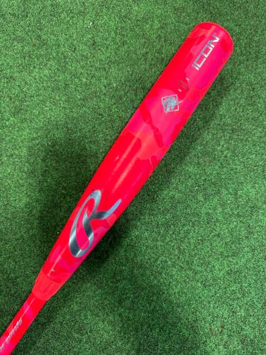 2025 Rawlings Icon "Electric Unicorn" Composite Bat BBCOR Certified (-3) Composite 29 oz 32" (Used)