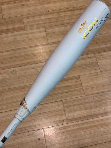 2024 Rawlings Icon Composite Bat USSSA Certified (-10) Composite 18 oz 28" (Used)