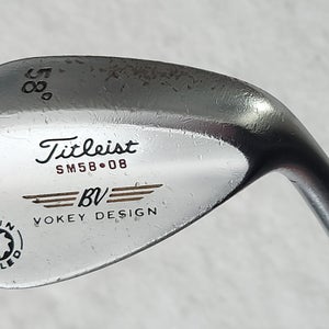 Titleist Vokey Spin Milled 58°-08 Wedge RH; Steel Shaft