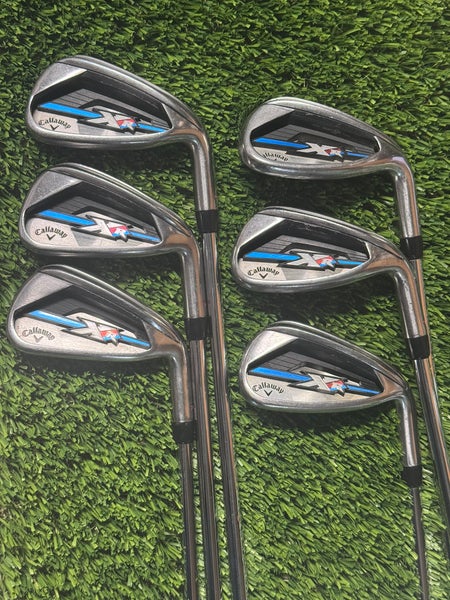 Right Handed Callaway XR OS Iron Set 6-PW-AW Steel Regular Flex