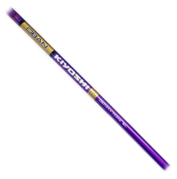 Oban Kiyoshi Purple 75g Driver Shaft 05 X-Stiff Flex w/TaylorMade Adapter