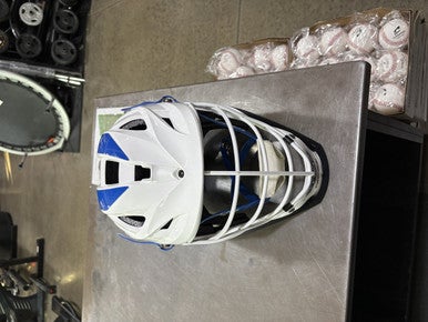 Used Cascade S 2019 Lacrosse Helmet White Fits all 11605-S000210155
