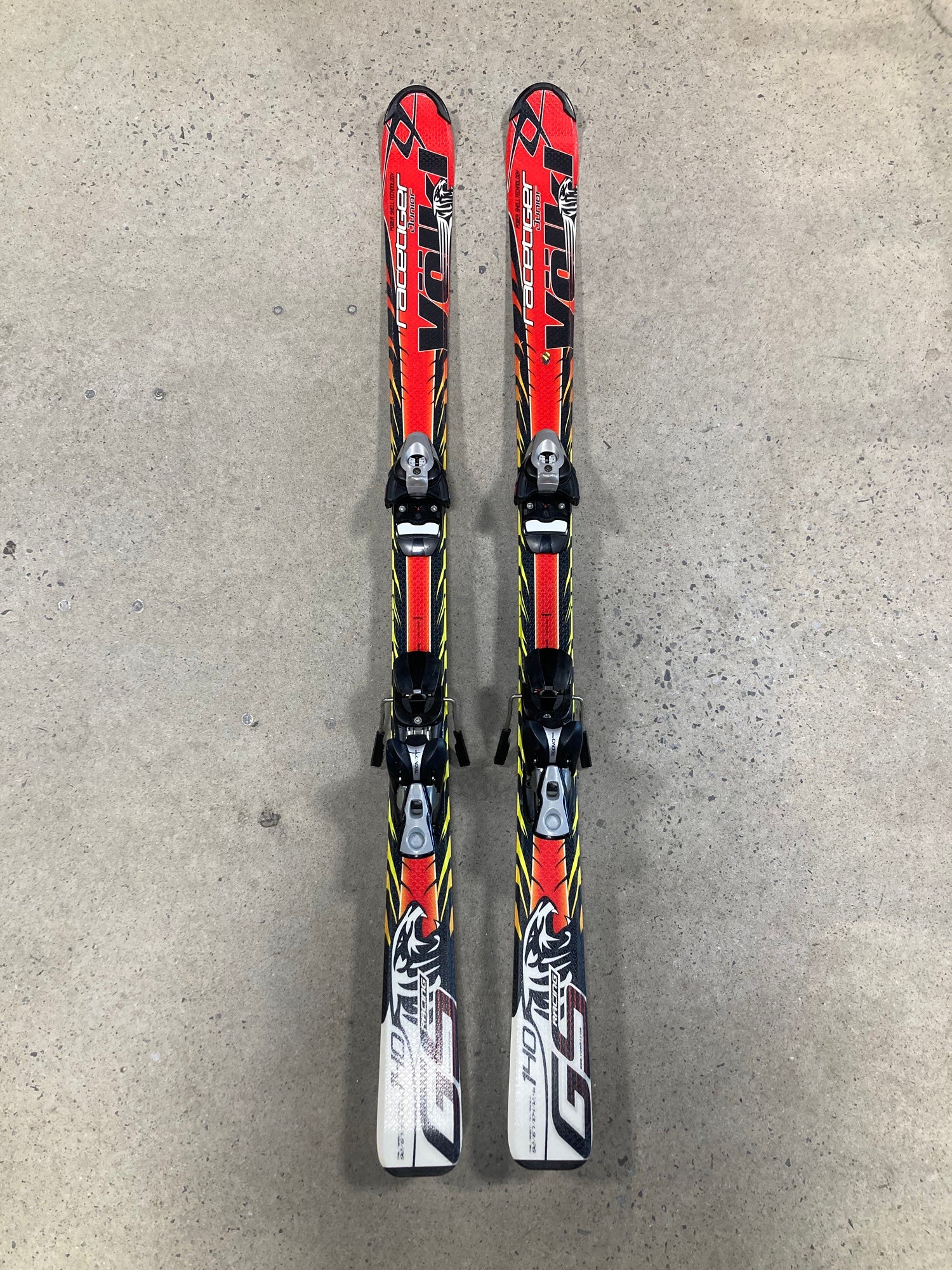 Volkl Racetiger GS Skis 156cm w/ Marker TCX 10 Bindings