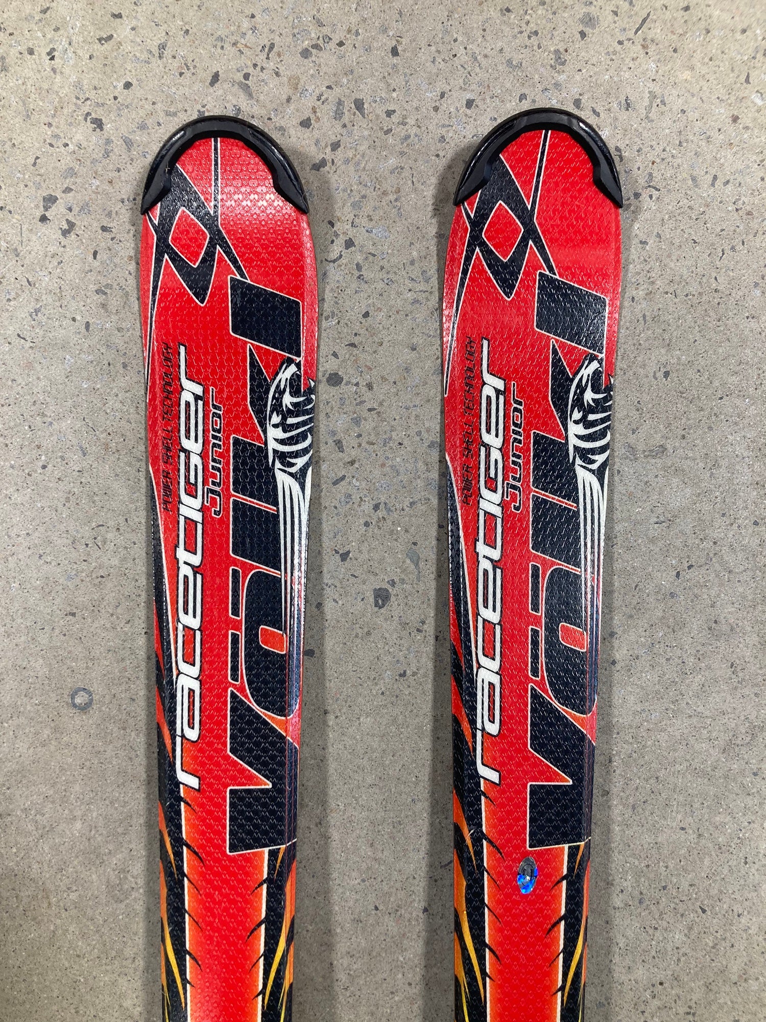Volkl Racetiger GS 140cm Racing Skis + TC7.5 Bindings