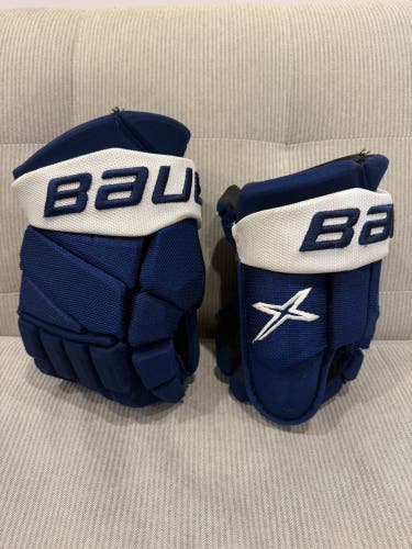 13" Toronto Maple Leafs Bauer Vapor 2X Pro Stock Hockey Gloves