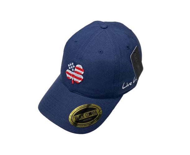 NEW Black Clover Live Lucky USA Cloud 2 Navy Adjustable Golf Hat/Cap