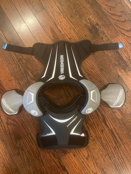 Large Youth Maverik Charger Shoulder Pads (New)