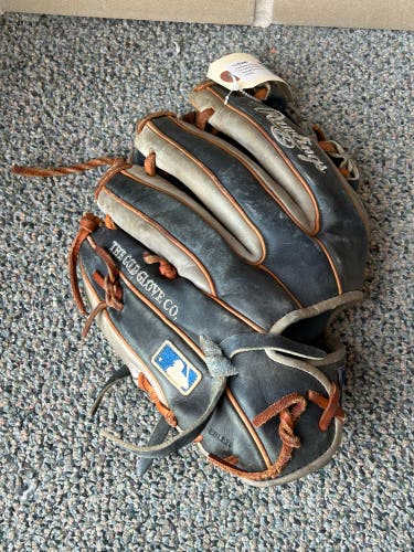 Used Rawlings Heart of the Hide Right Hand Throw Baseball Glove 11.5"