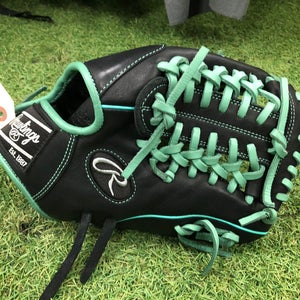 Black Rawlings Gold Glove Elite RH Infield Baseball Glove 11.75" (Used)