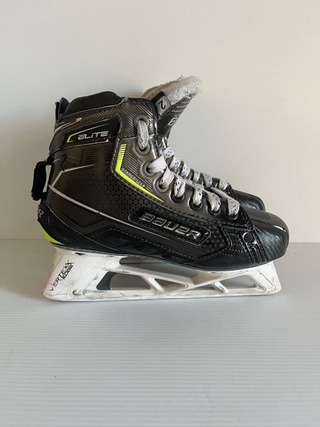 Used Size 2 EE Junior Bauer Elite Hockey Goalie Skates