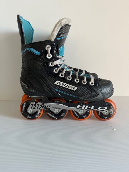 Used Size 5 D Junior Bauer RSX Inline Skates