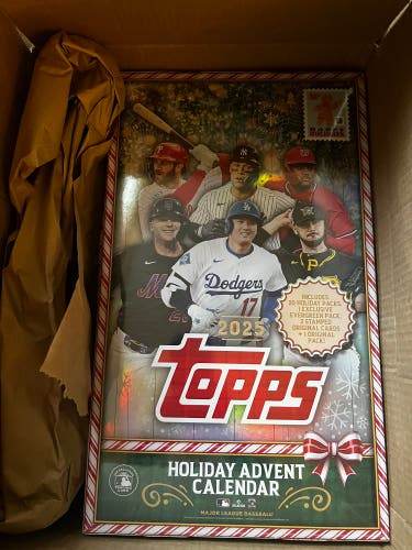 New Topps Holiday Baseball Calendar