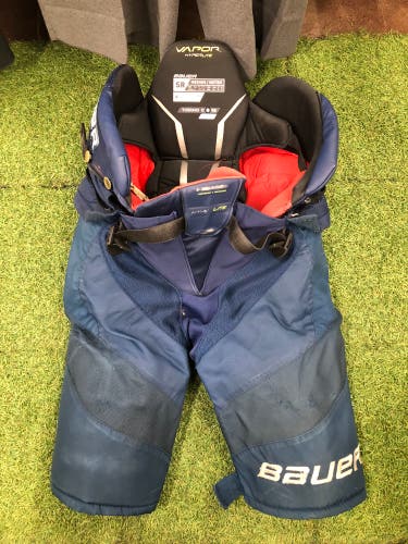 Blue Senior Medium Bauer Vapor Hyperlite Hockey Pants (Used)