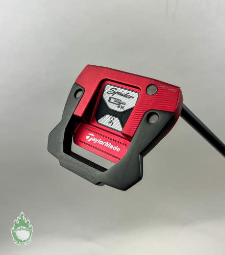 Used RH TaylorMade Spider GTX Black/Red 34.5" Putter Stability Tour Golf Club