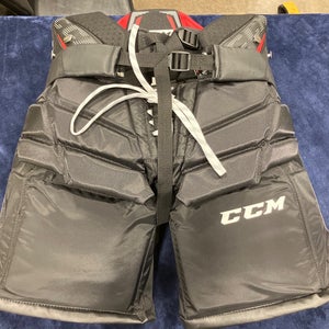 Black Intermediate Large CCM 1.9 Hockey Goalie Pants (Used)