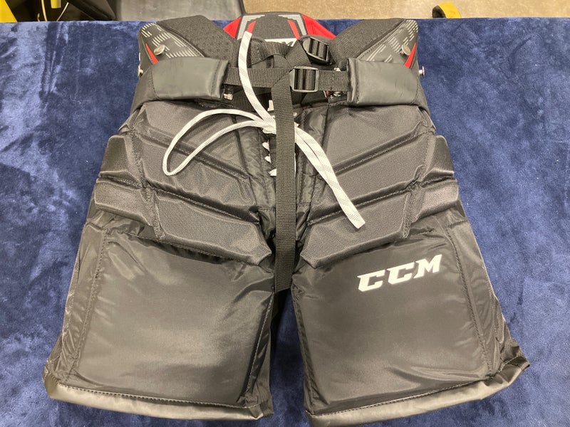 Black Intermediate Large CCM 1.9 Hockey Goalie Pants (Used)