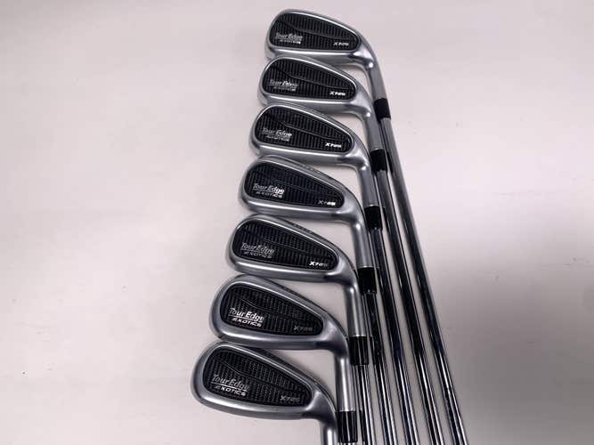 Tour Edge Exotics X725 Iron Set 5-PW+GW KBS Max MT 85g Stiff Steel Mens RH