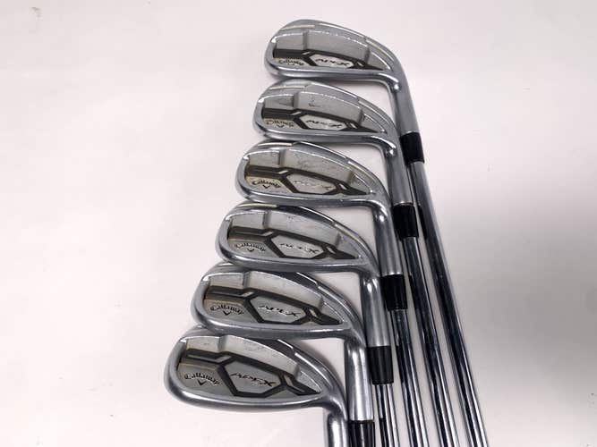 Callaway Apex CF 16 Iron Set 6-PW+GW True Temper Elevate MPH Stiff Steel Mens RH
