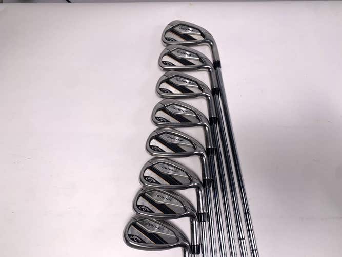 Callaway Mavrik Iron Set 4-PW+GW True Temper Elevate VSS 95g Stiff Steel Mens RH